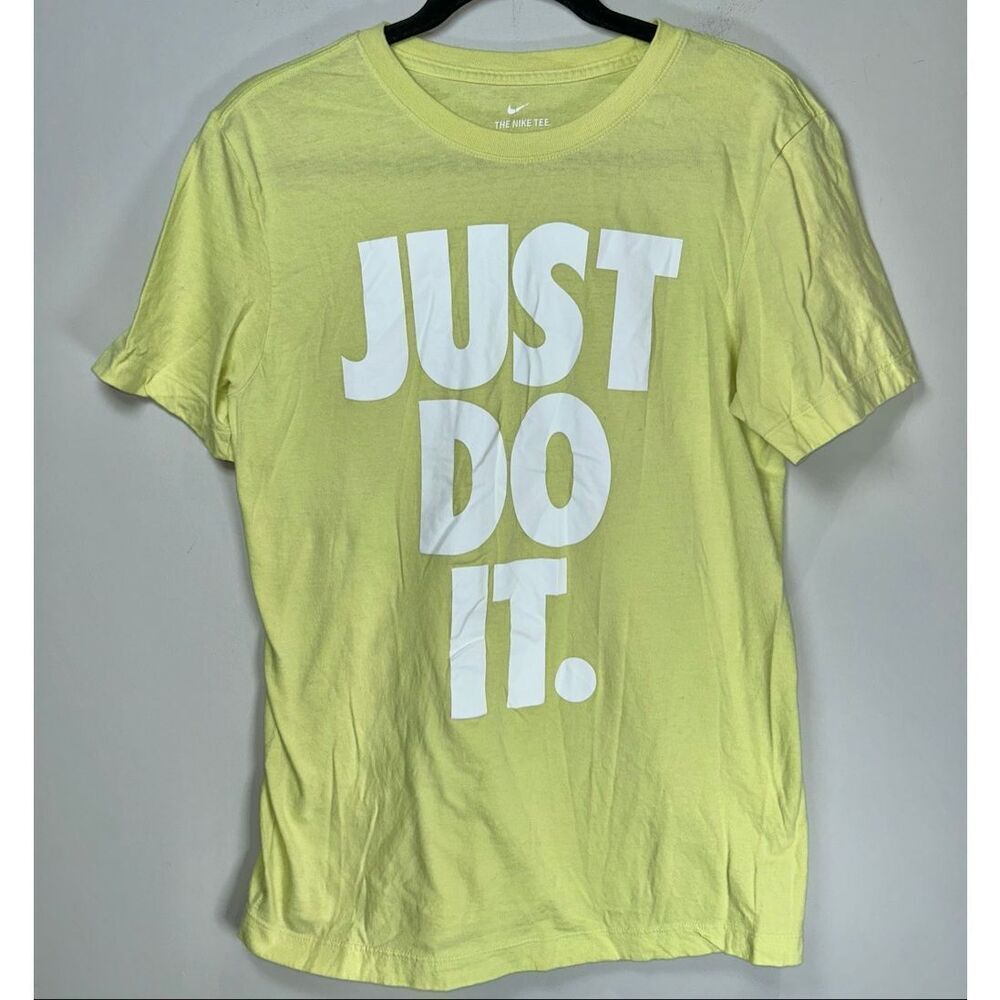 Nike yellow tee shirt size small